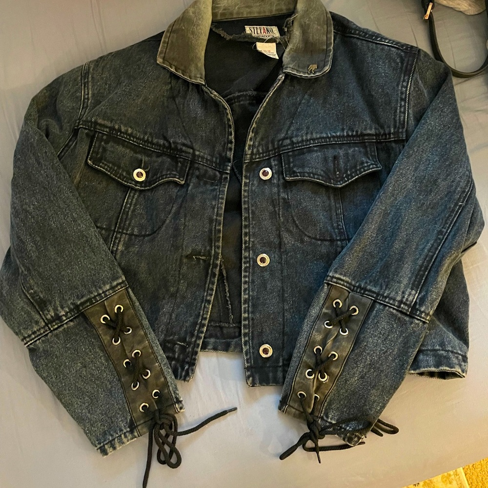 Vintage Stefano jean jacket size medium